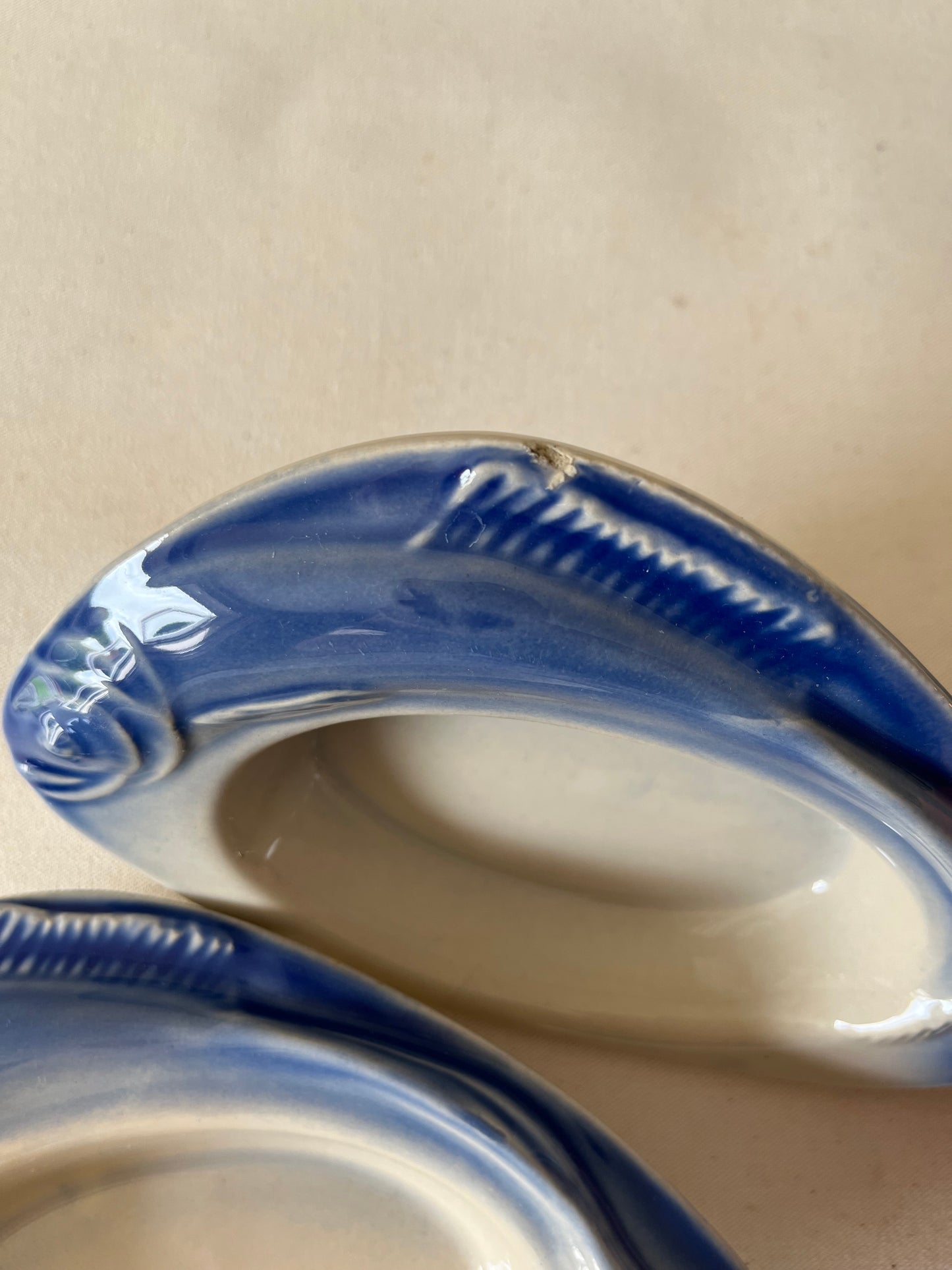 Set Of Four French Fish Dishes.