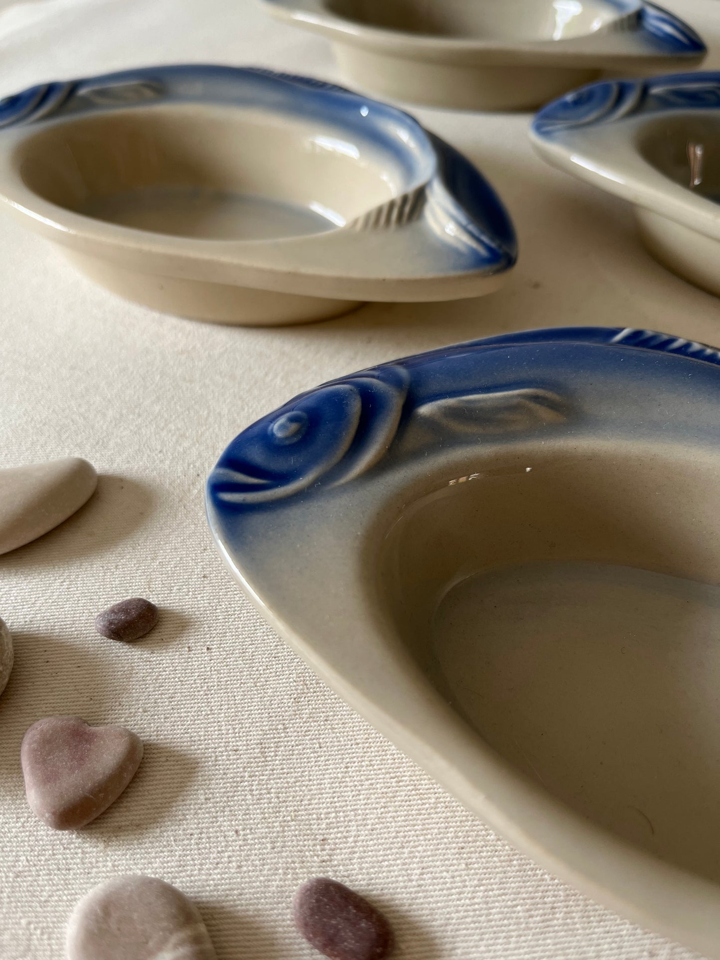 Set Of Four French Fish Dishes.