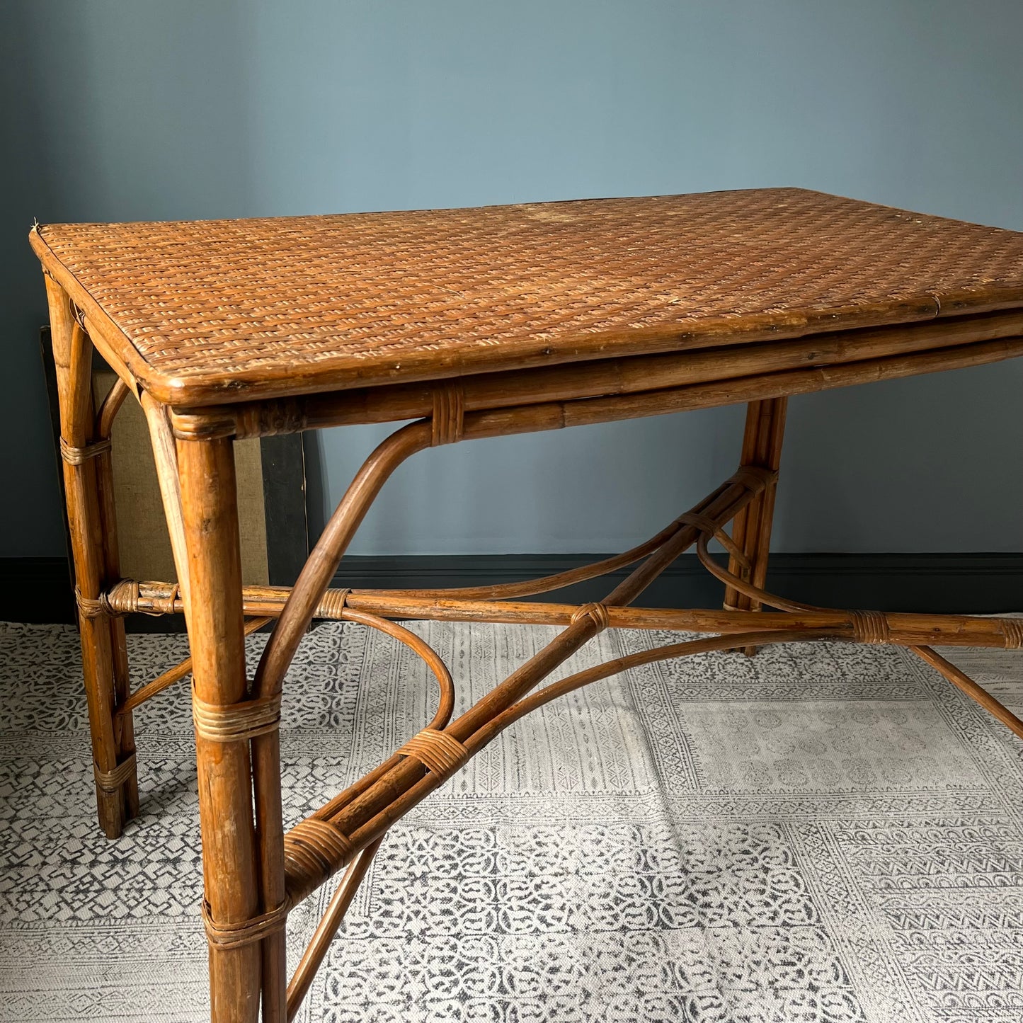 Bamboo and Cane Table.