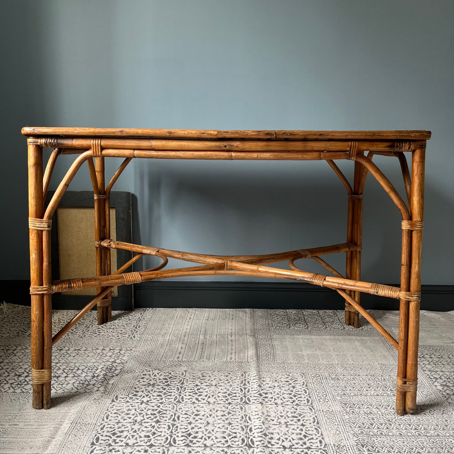 Bamboo and Cane Table.