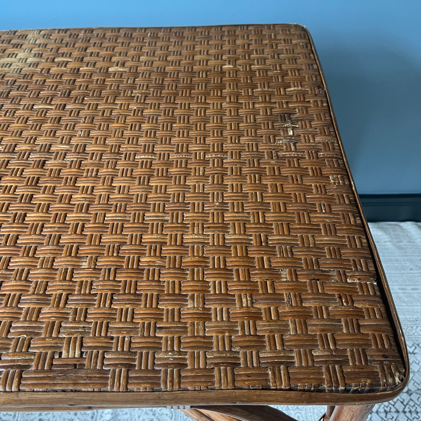 Bamboo and Cane Table.