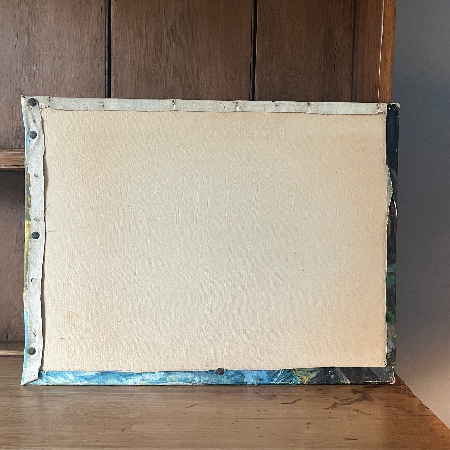 French Oil on Canvas.