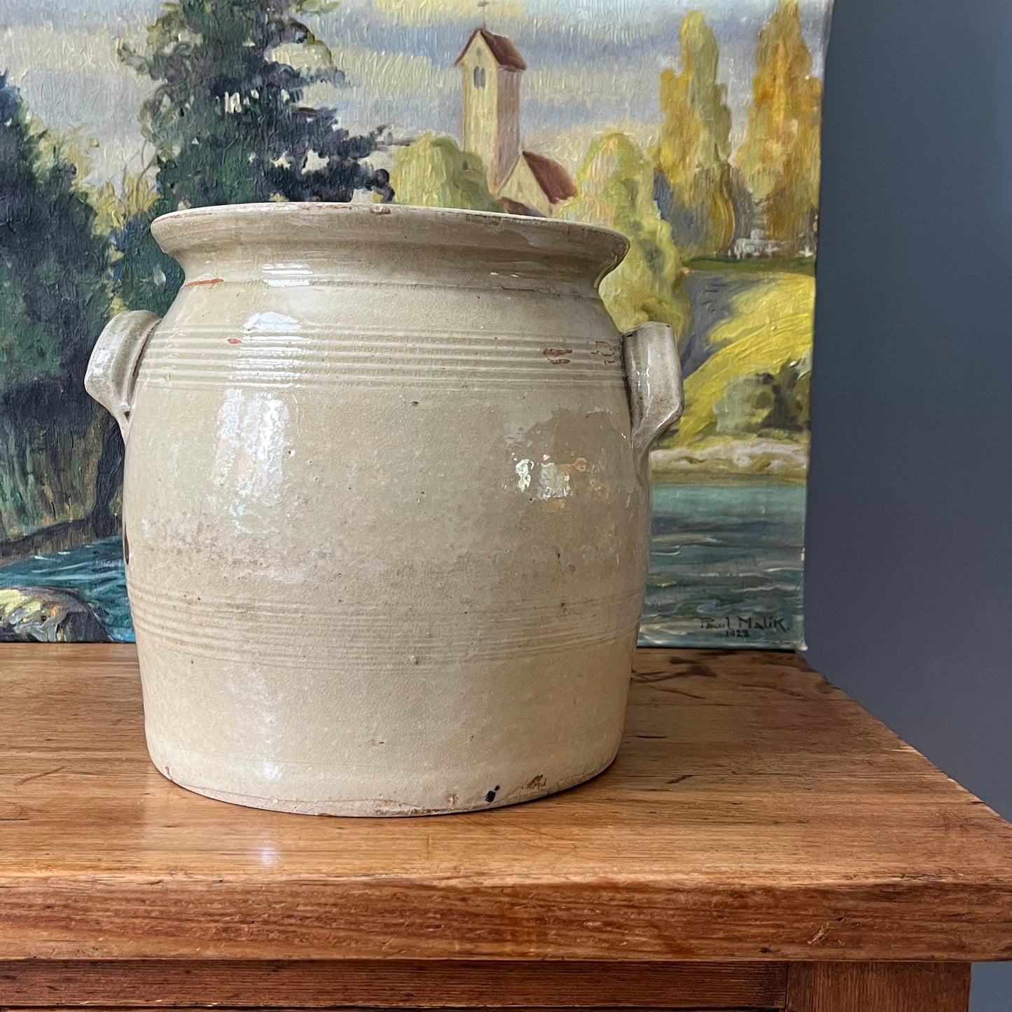 French Burgundy Confit Pot.