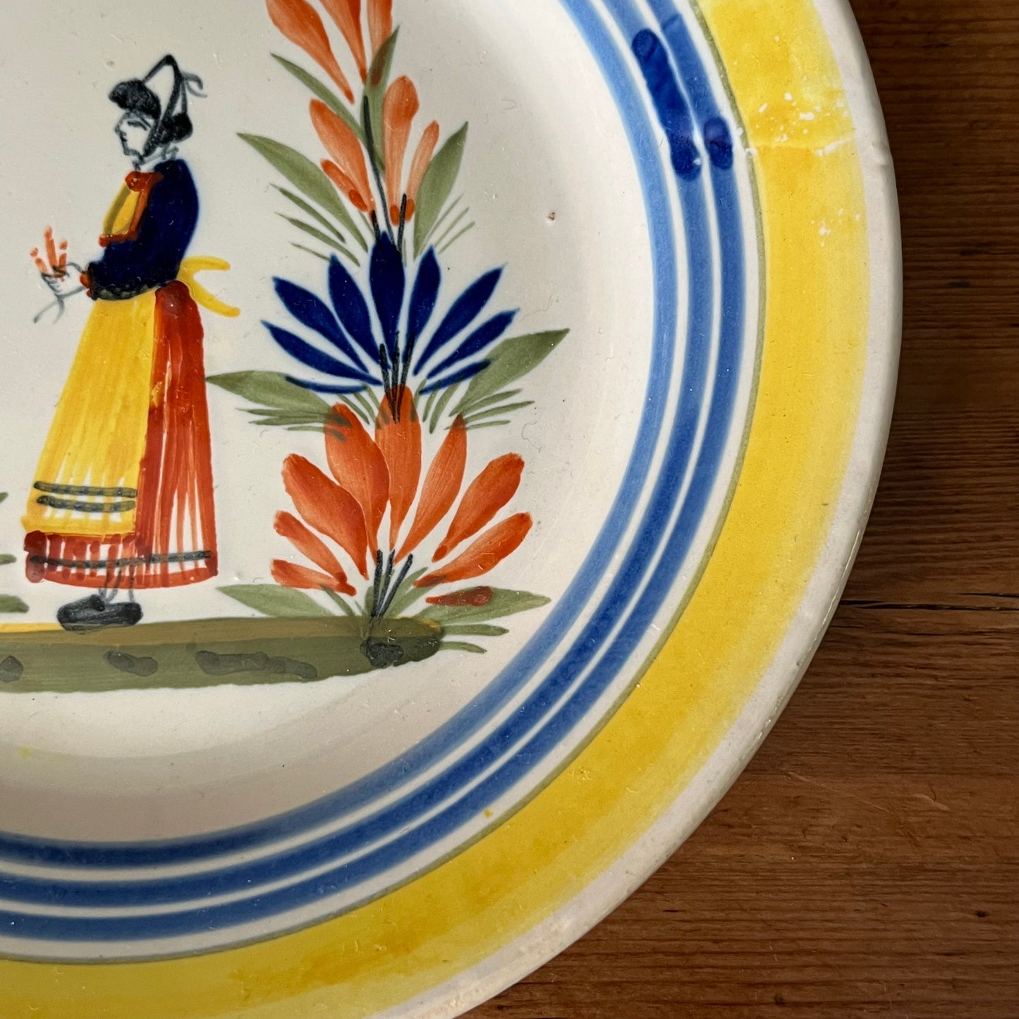 Pair of Quimper Plates.