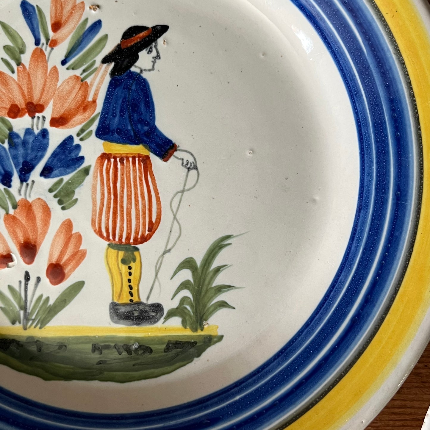 Pair of Quimper Plates.