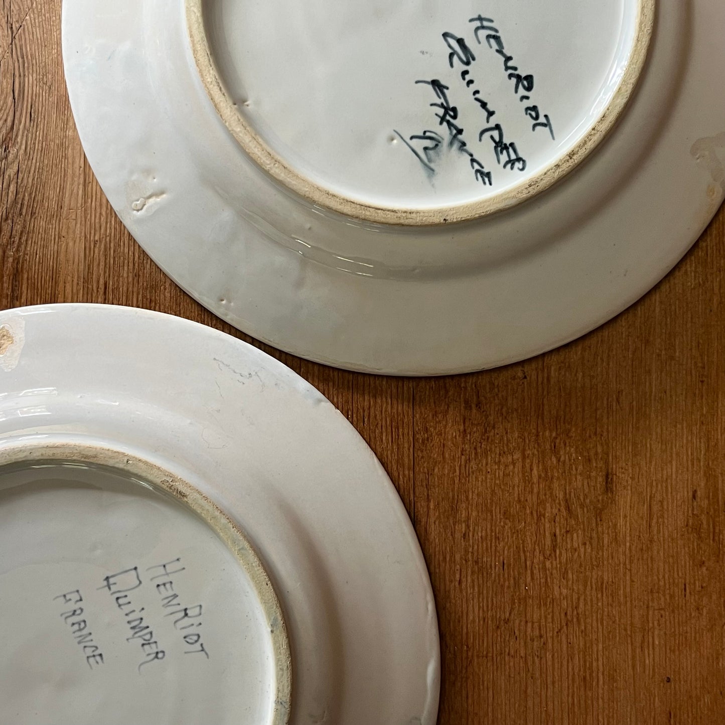 Pair of Quimper Plates.