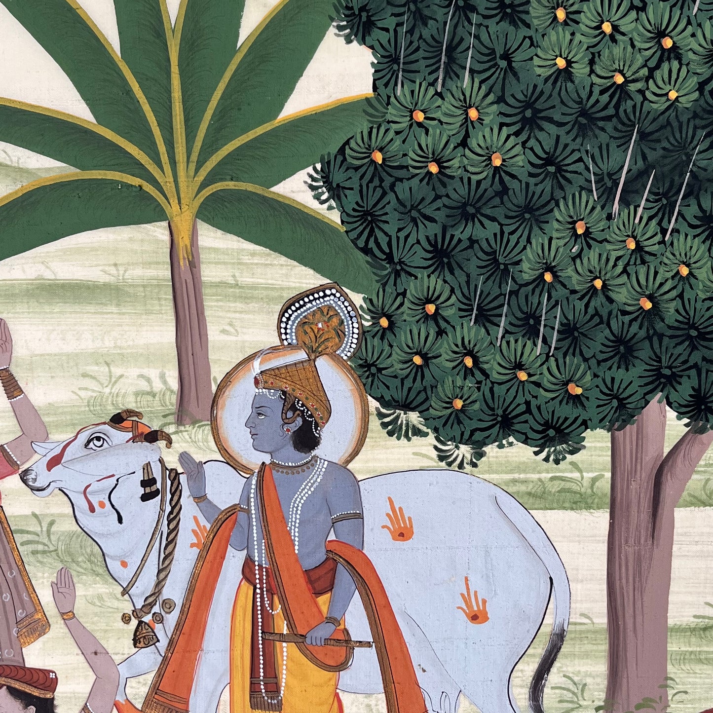 Indian Painting on Silk.