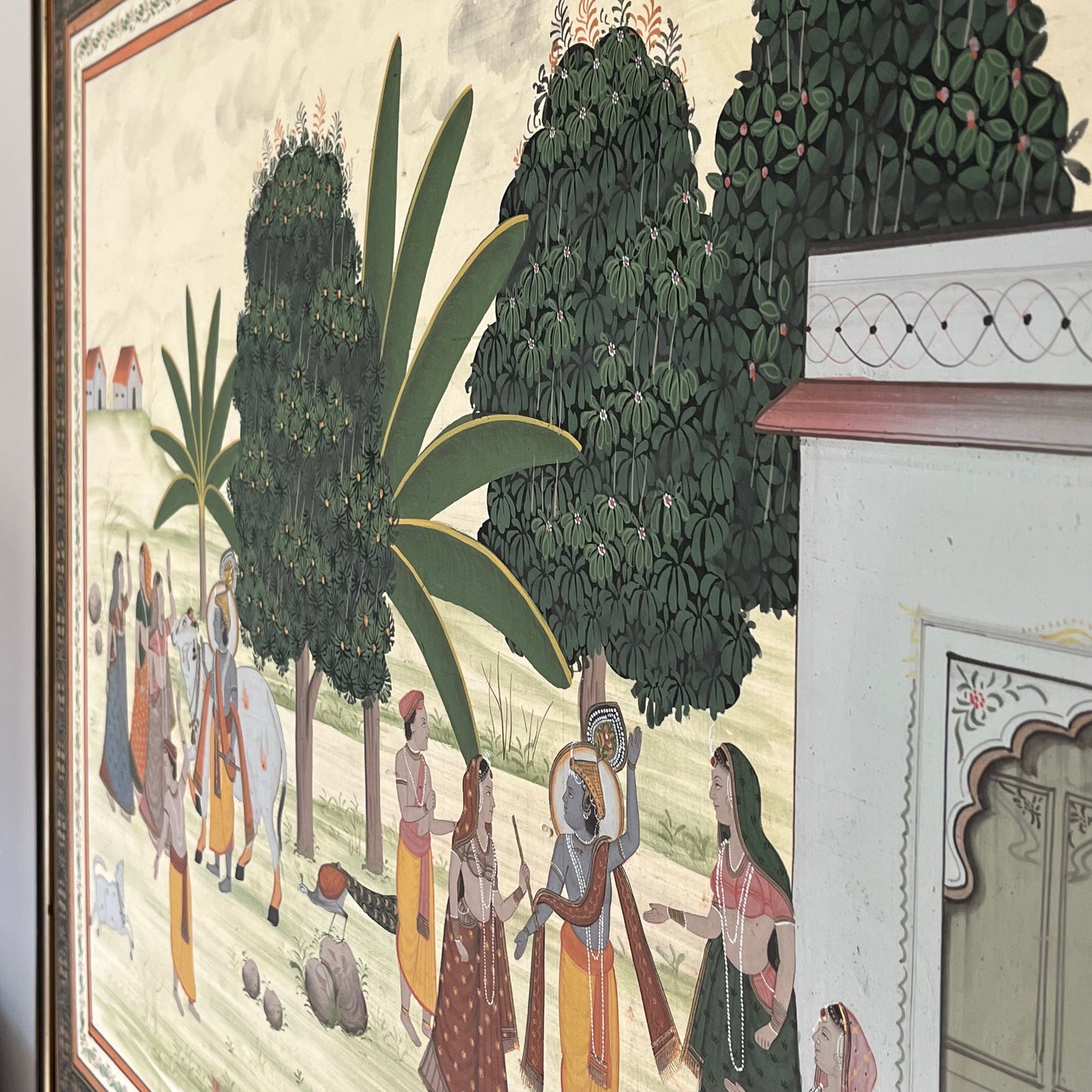 Indian Painting on Silk.