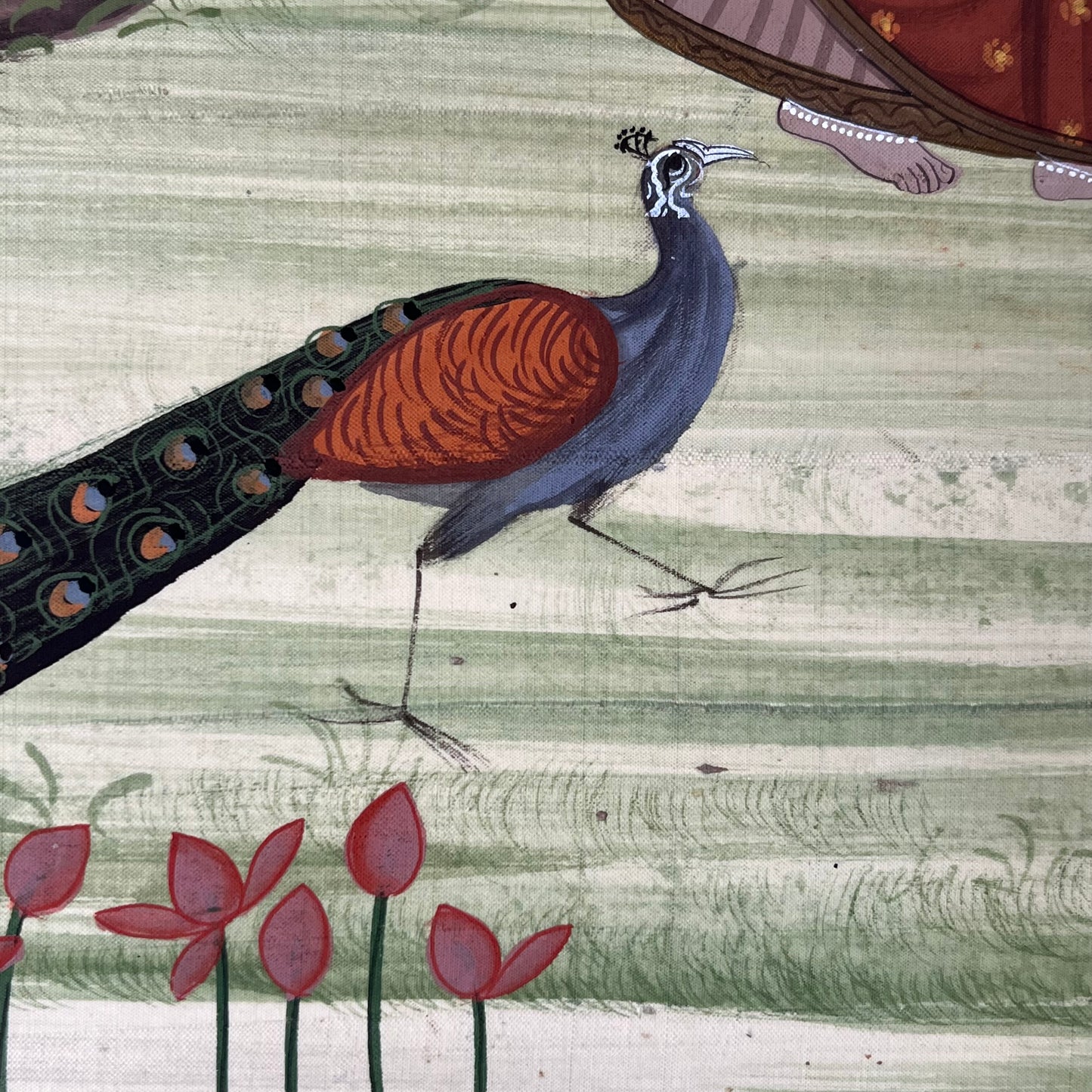 Indian Painting on Silk.