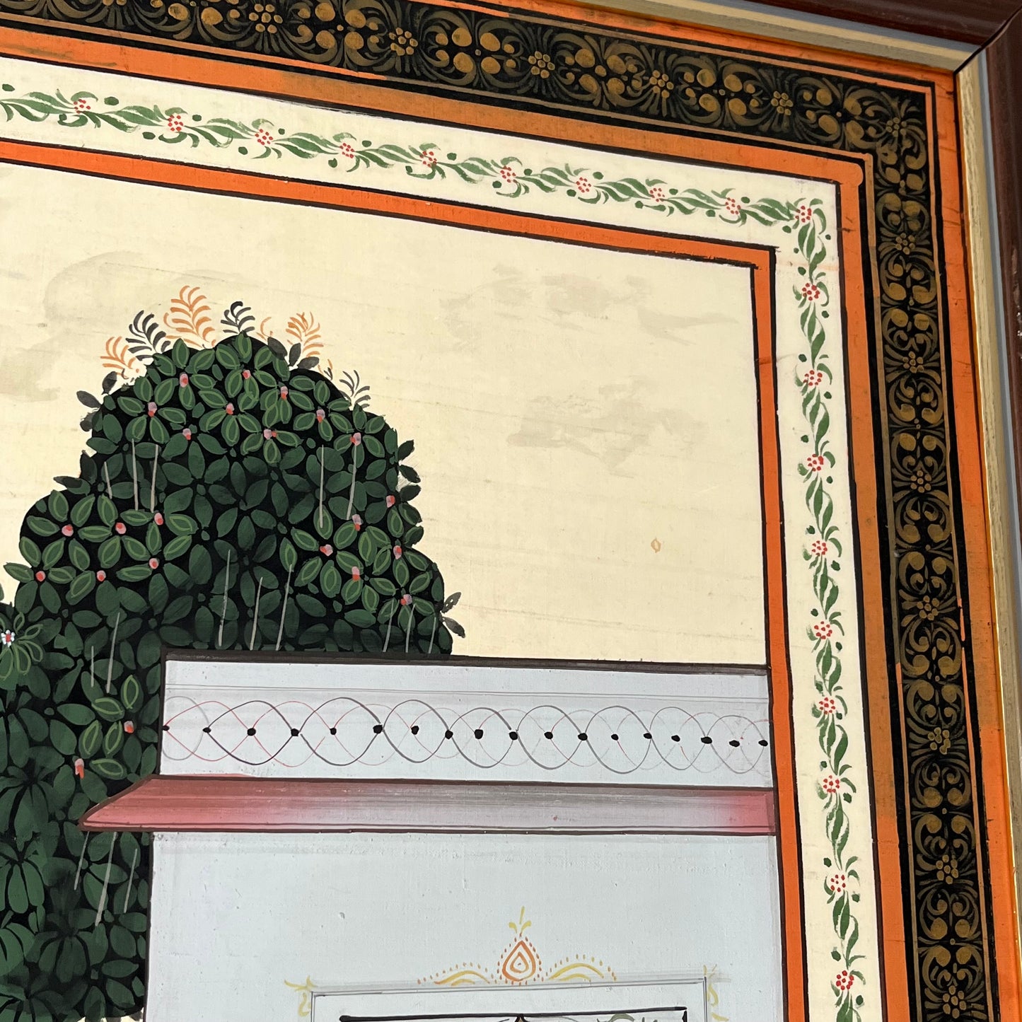 Indian Painting on Silk.