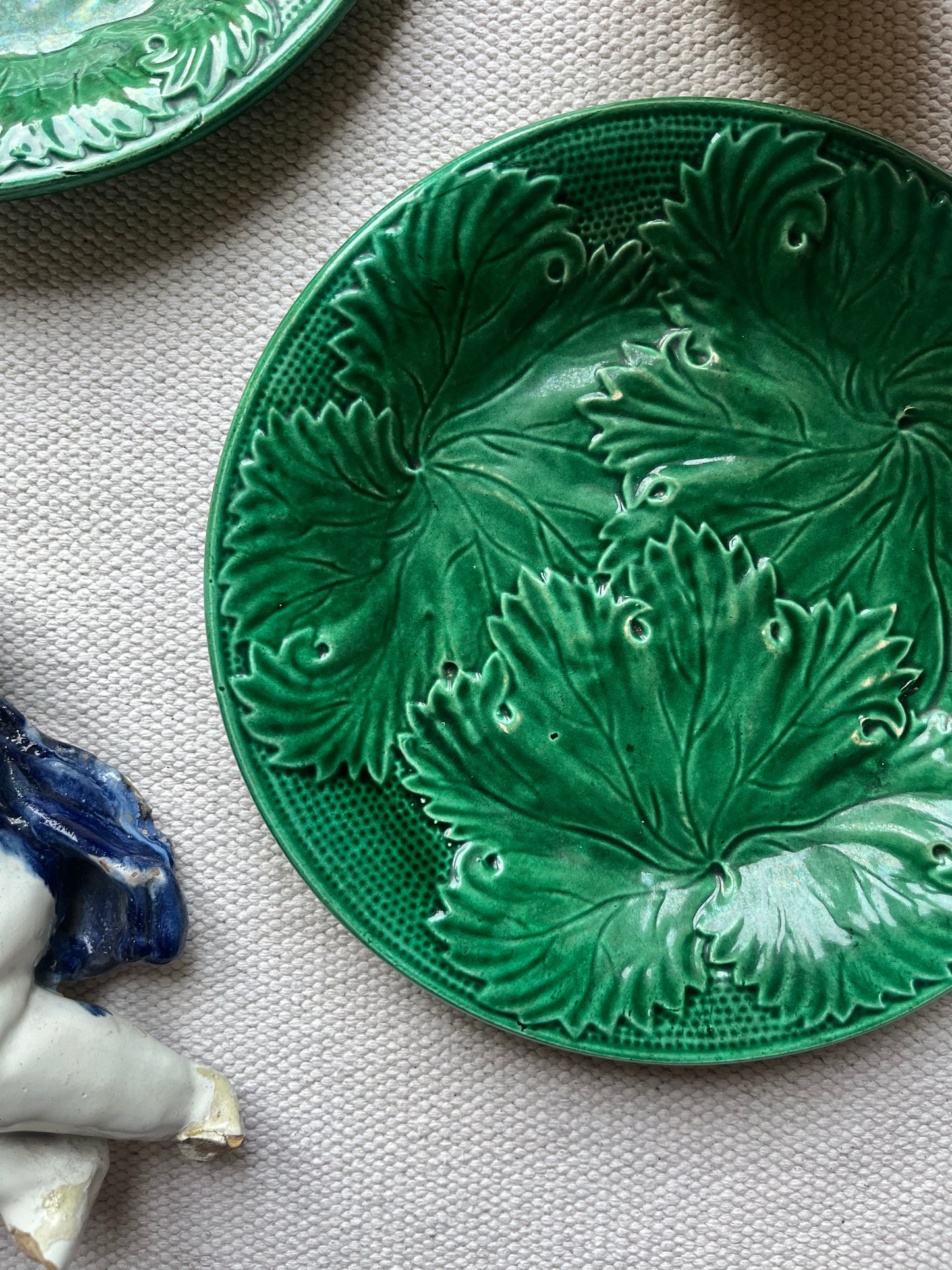 A Pair of Majolica Plates.