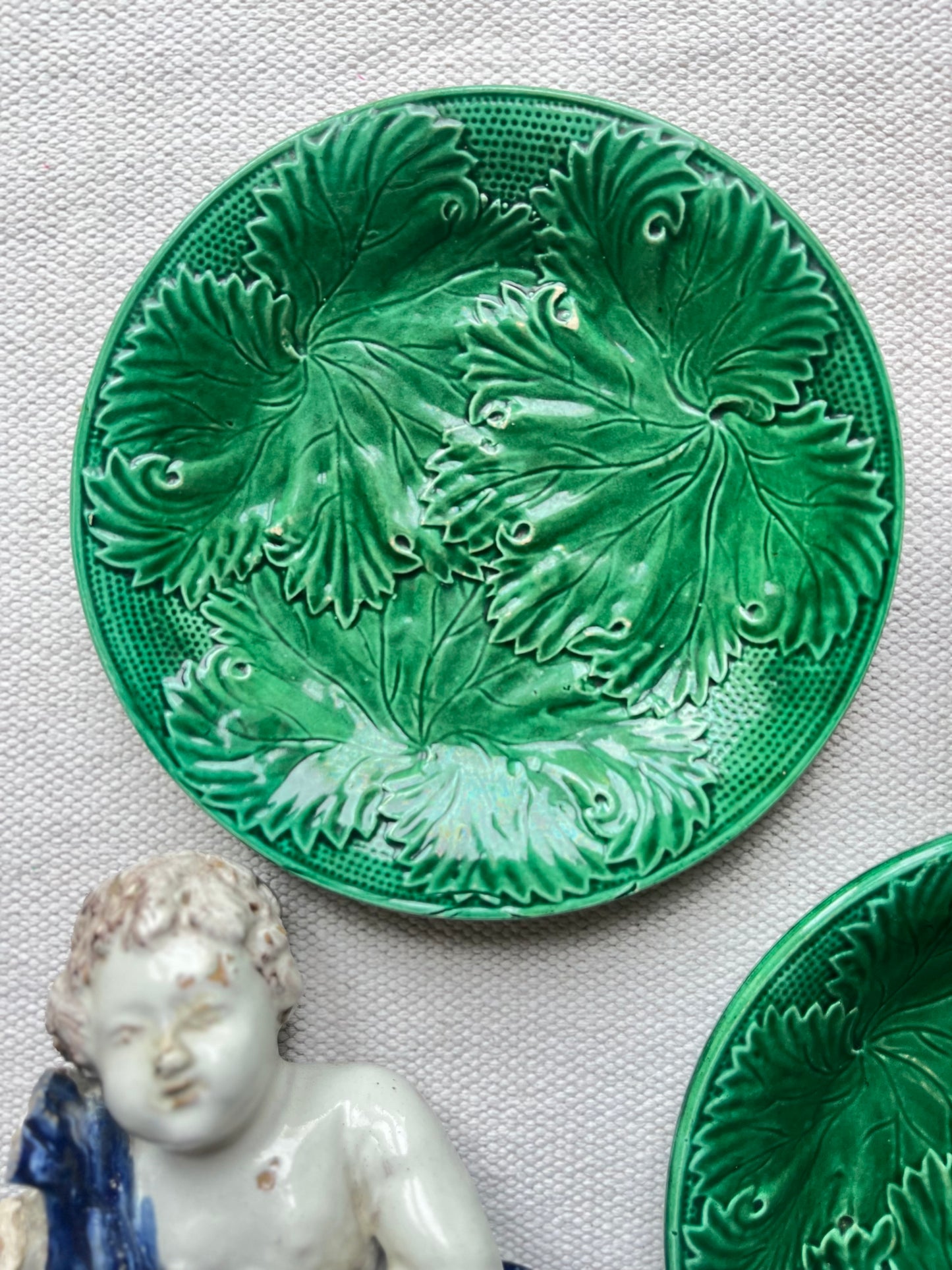 A Pair of Majolica Plates.