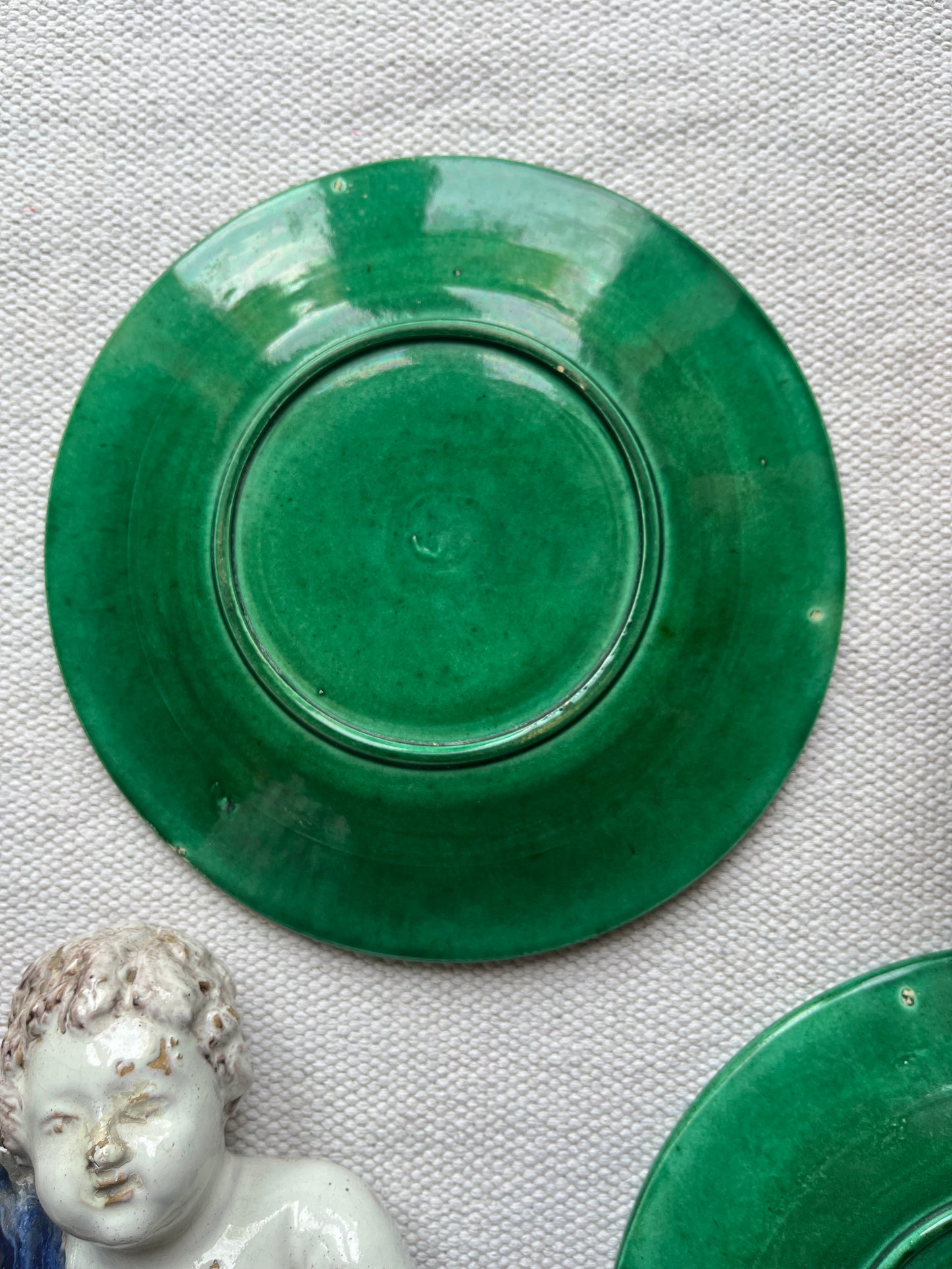 A Pair of Majolica Plates.