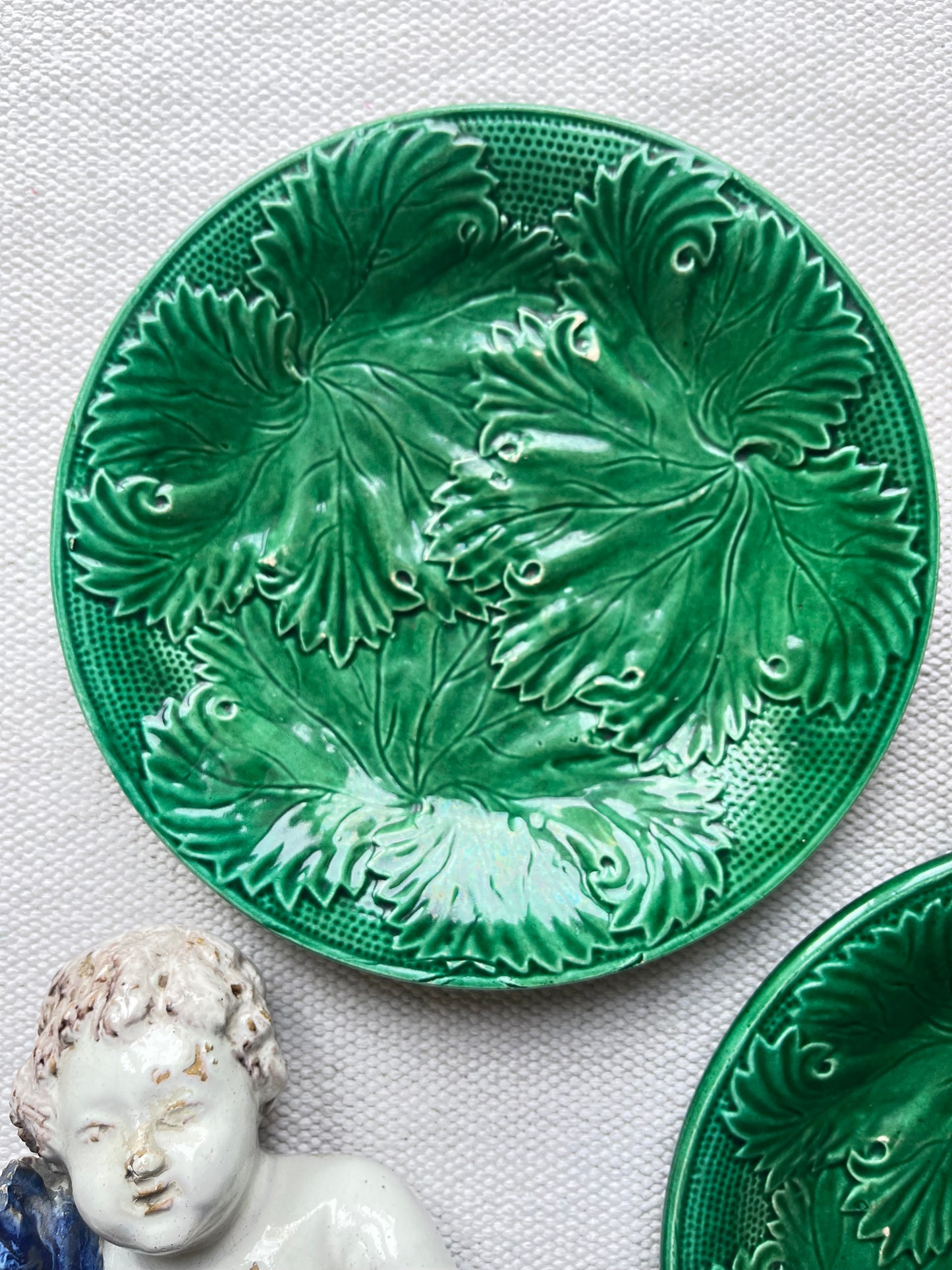 A Pair of Majolica Plates.