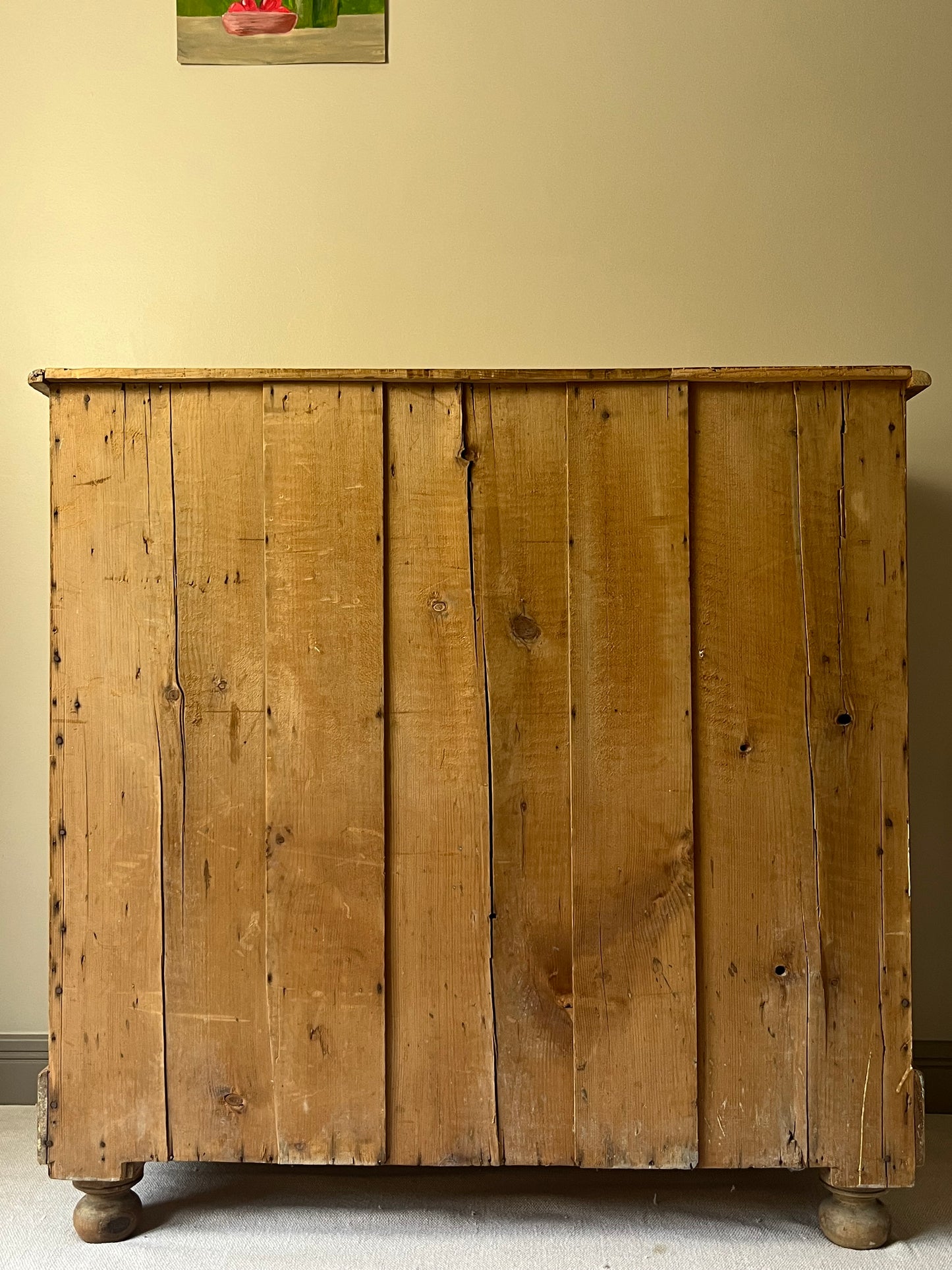 Pine Chest Of Drawers.