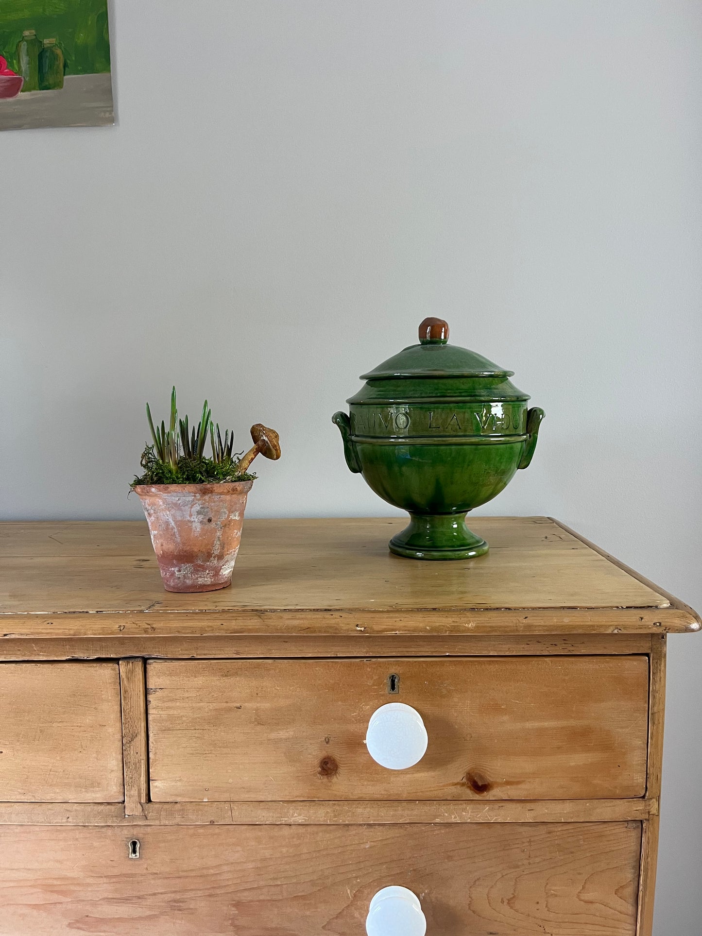 Pine Chest Of Drawers.