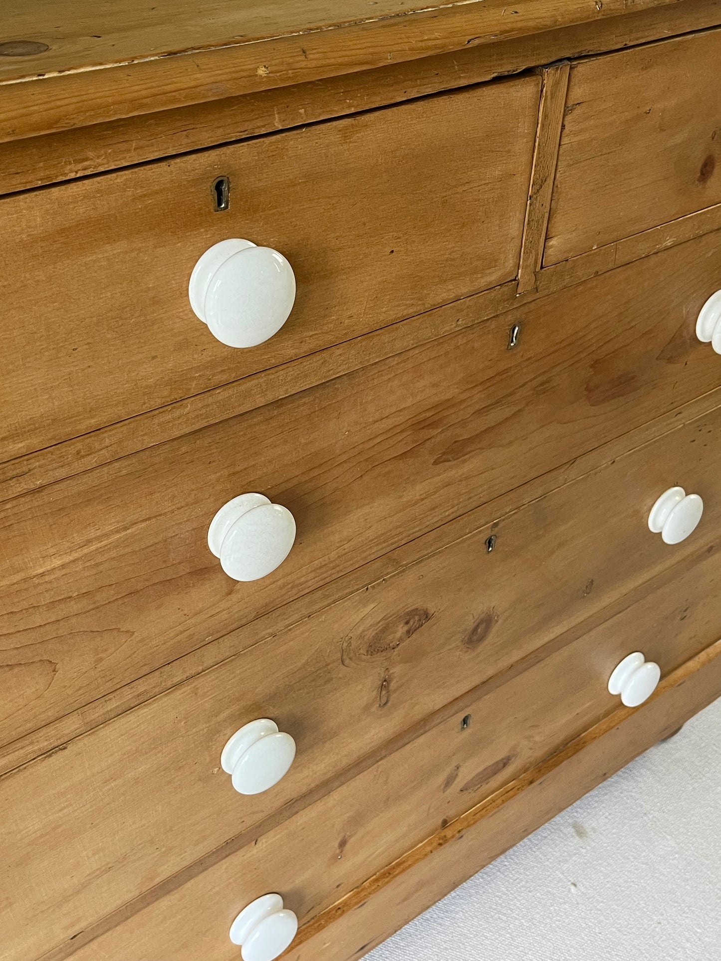 Pine Chest Of Drawers.