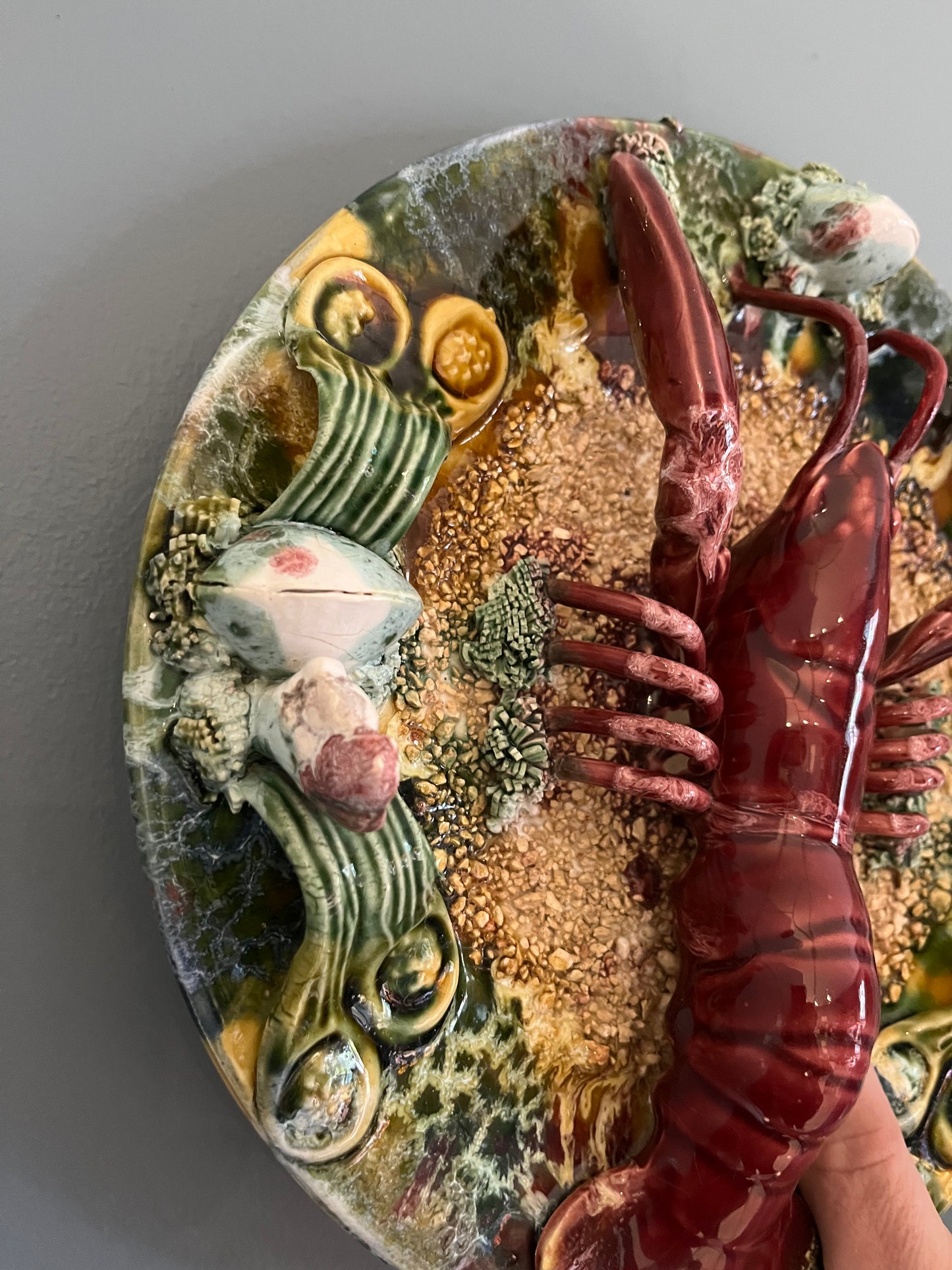 Majolica Lobster.