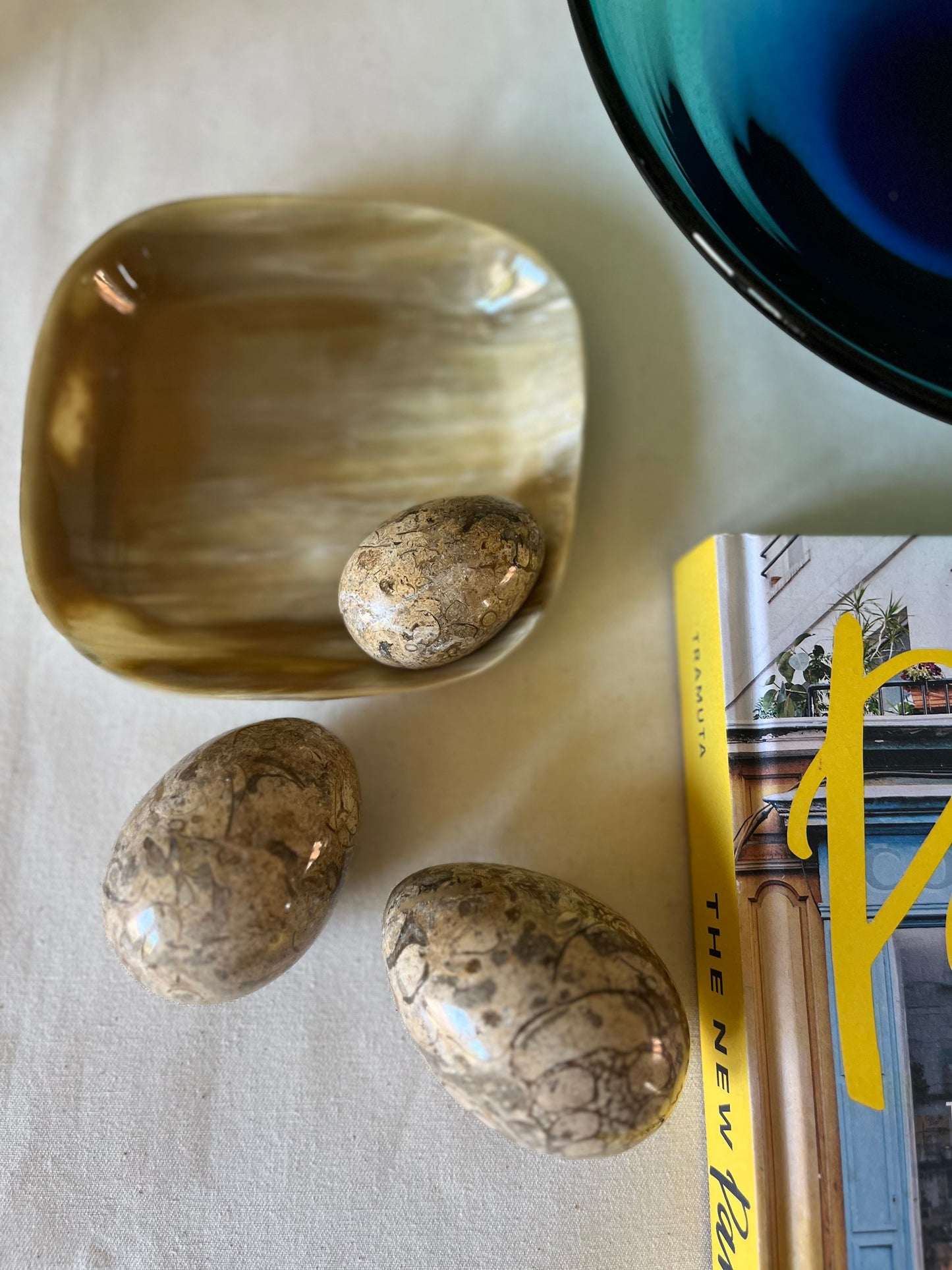 A Trio of Fossil Eggs.