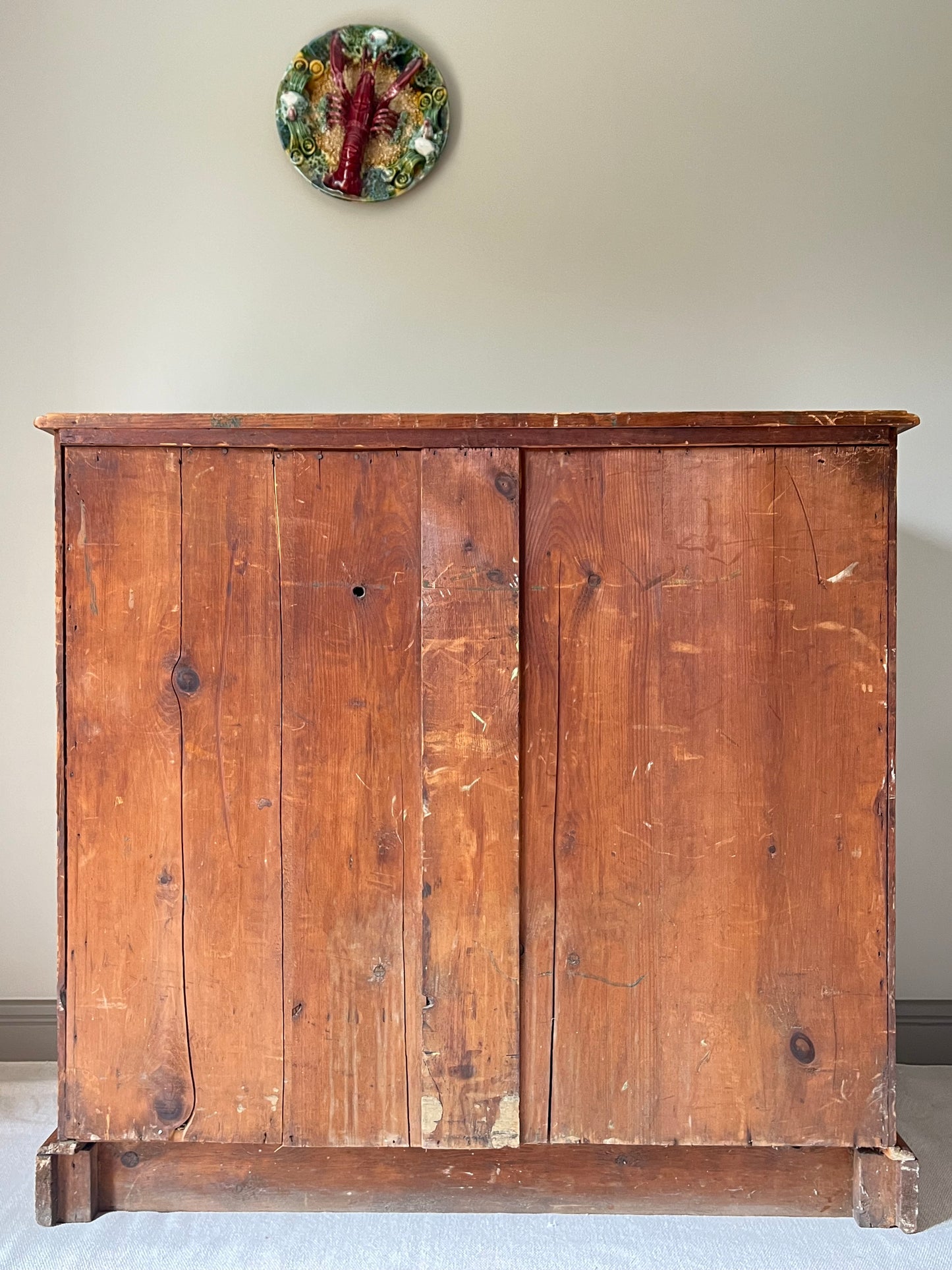 Pine and Fruitwood Chest of Drawers.