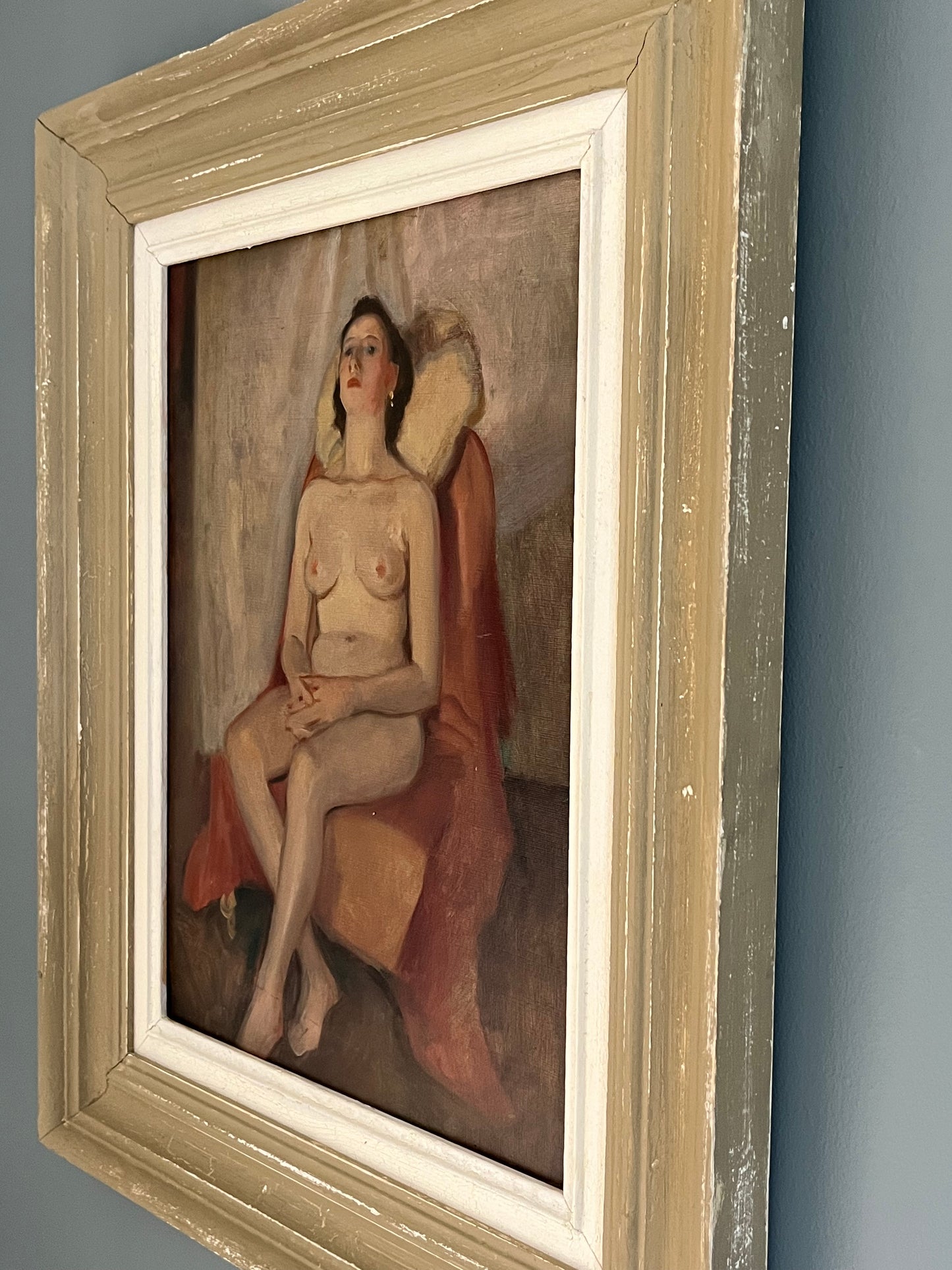 Oil on Board.