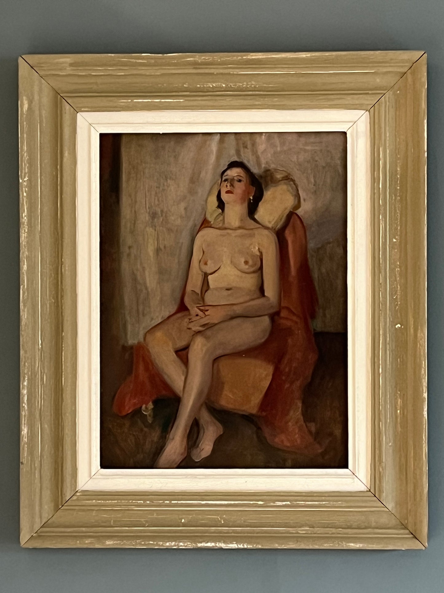 Oil on Board.