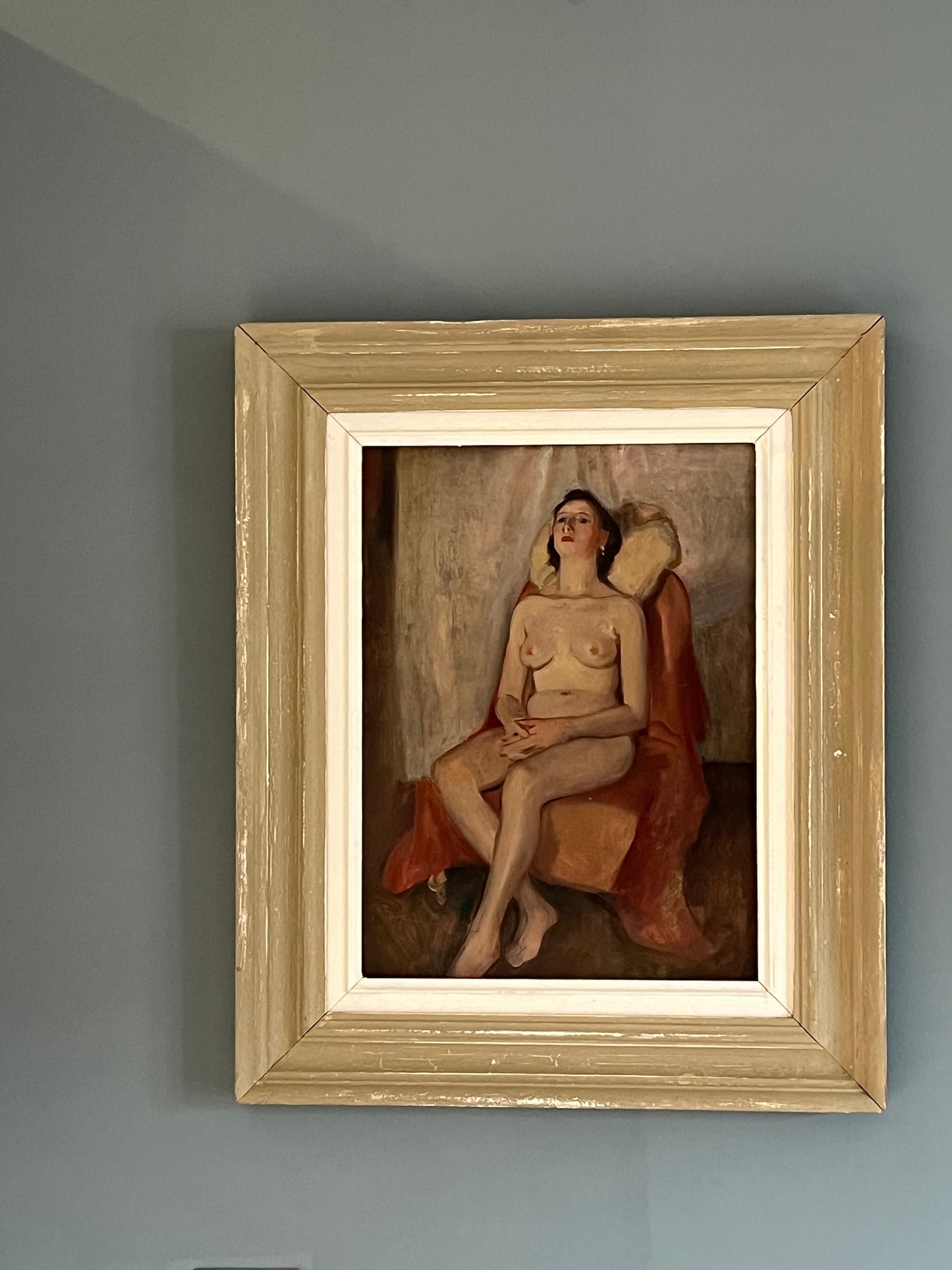Oil on Board.