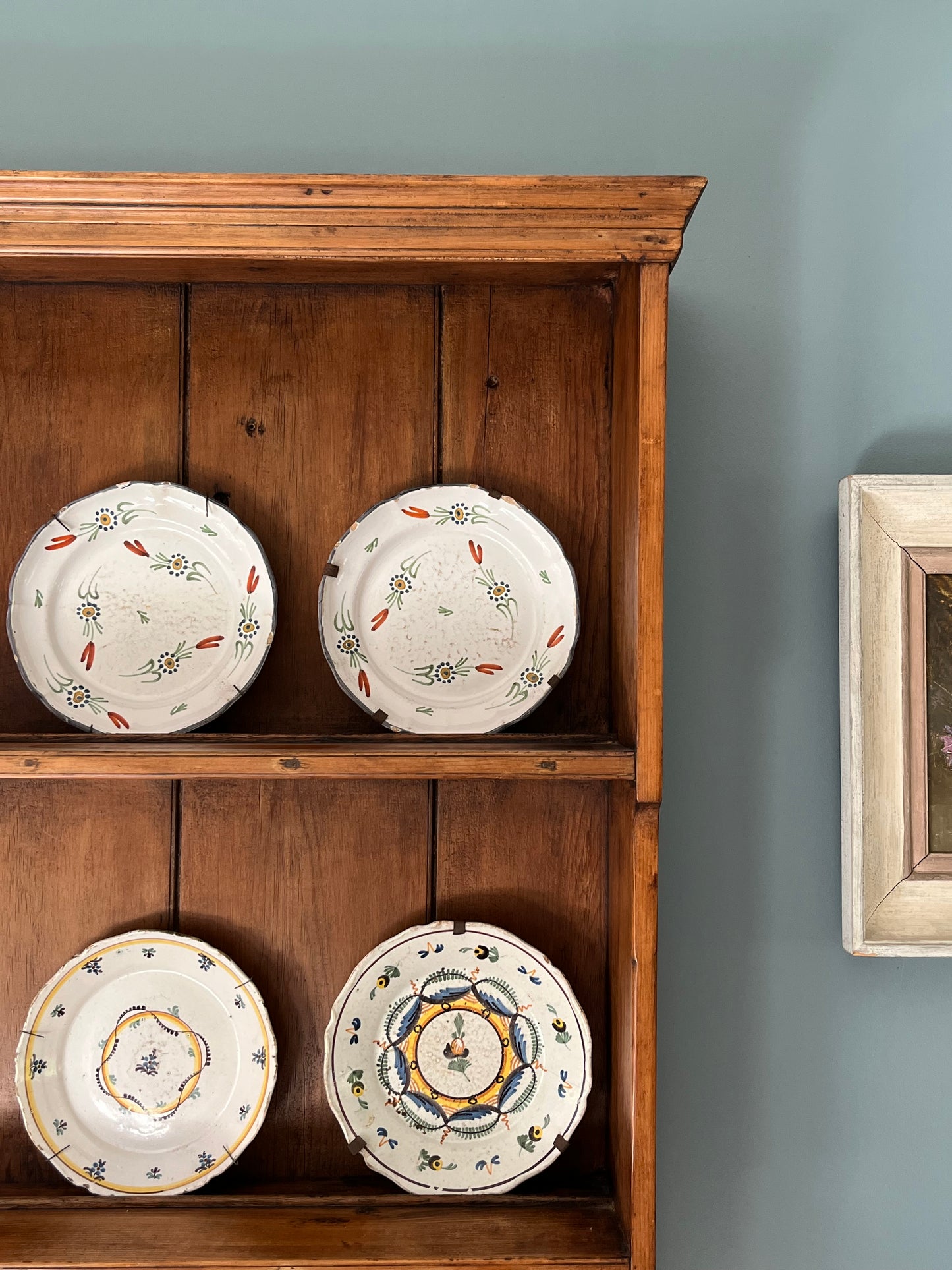 French Faience Plate.