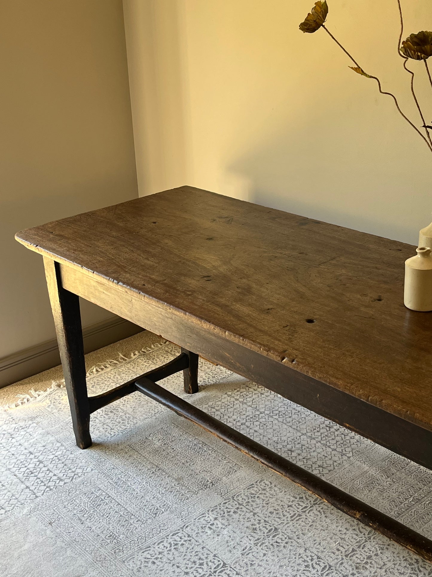 Country Farmhouse Dining Table.