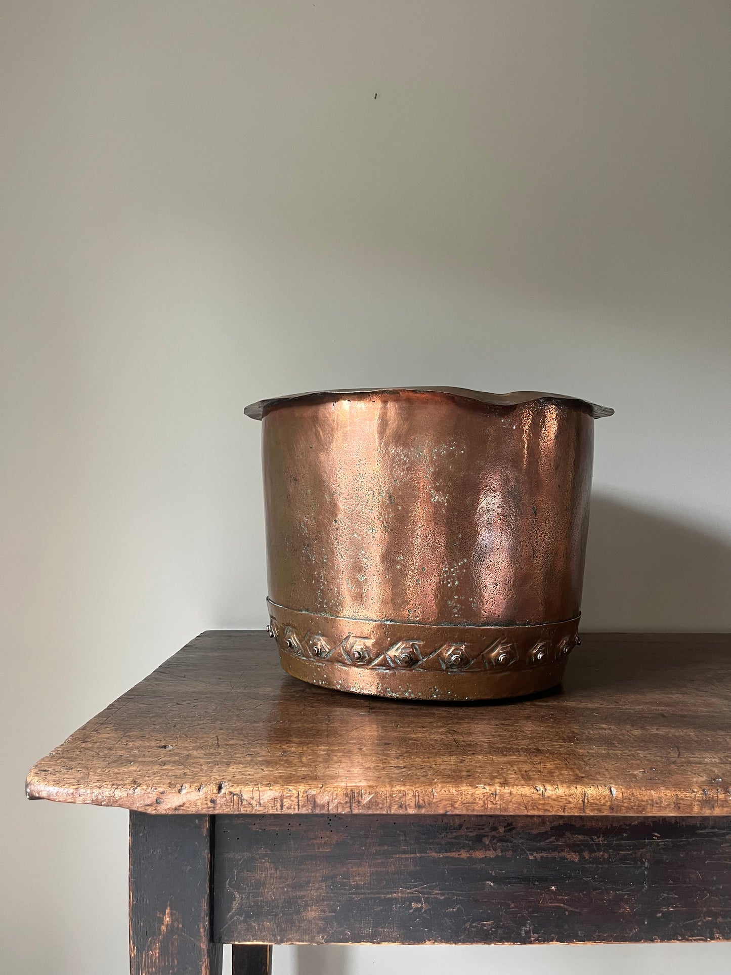 Copper Planter.