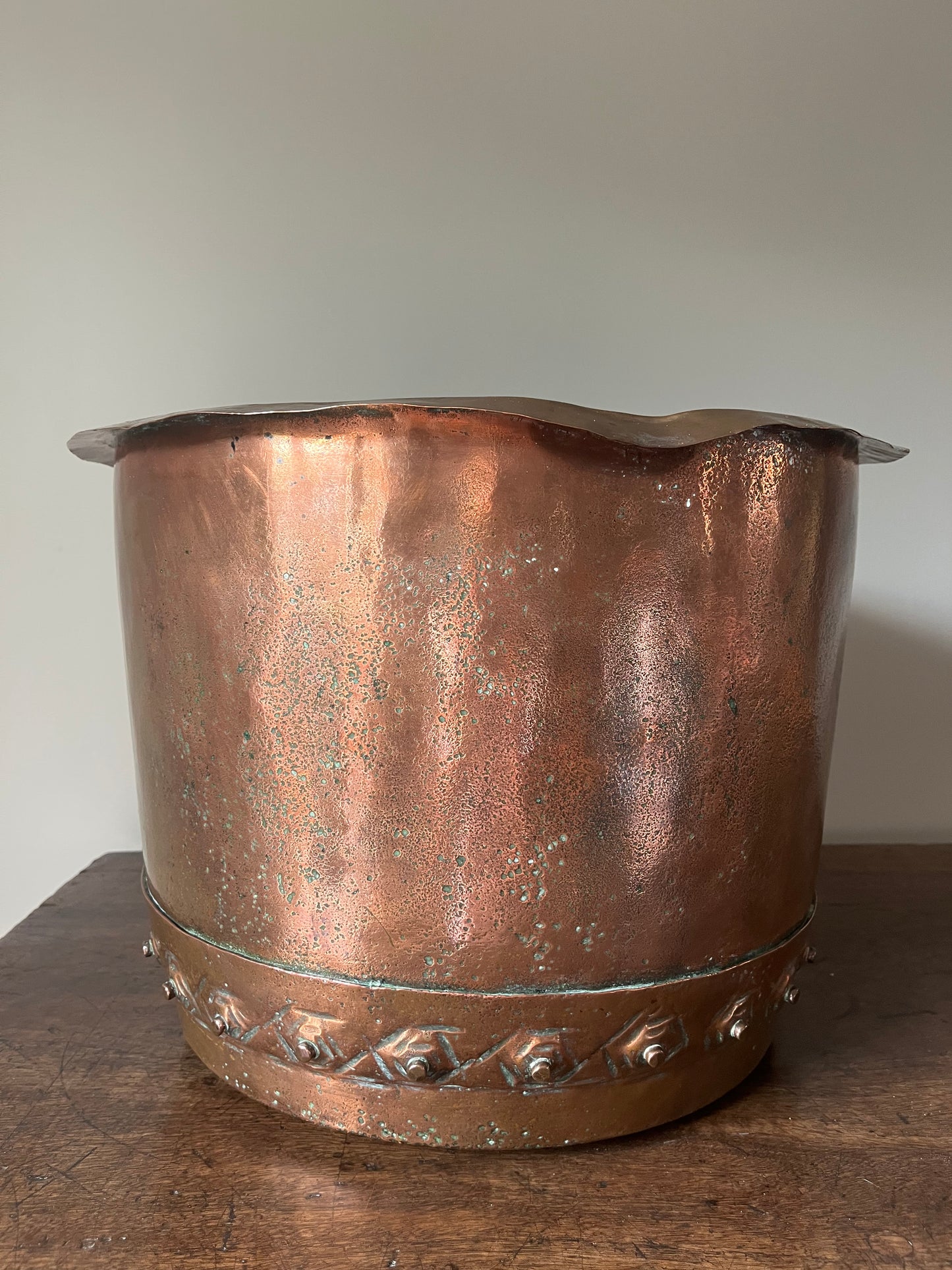 Copper Planter.