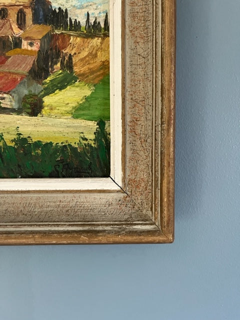 French Landscape Oil.