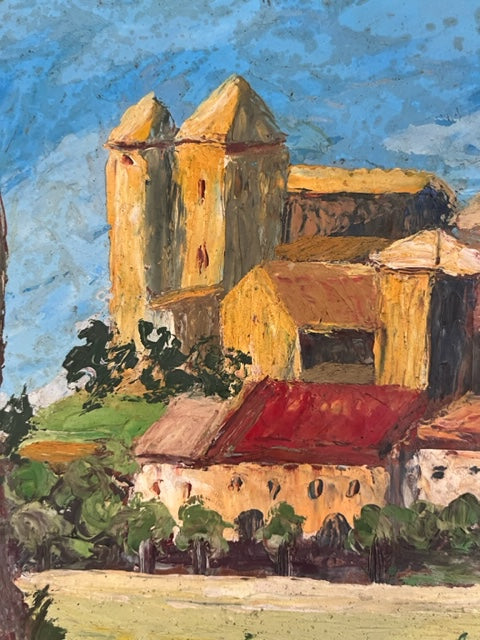 French Landscape Oil.