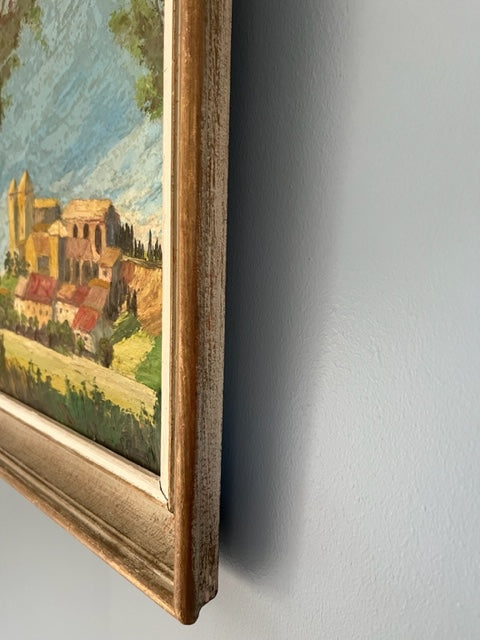 French Landscape Oil.