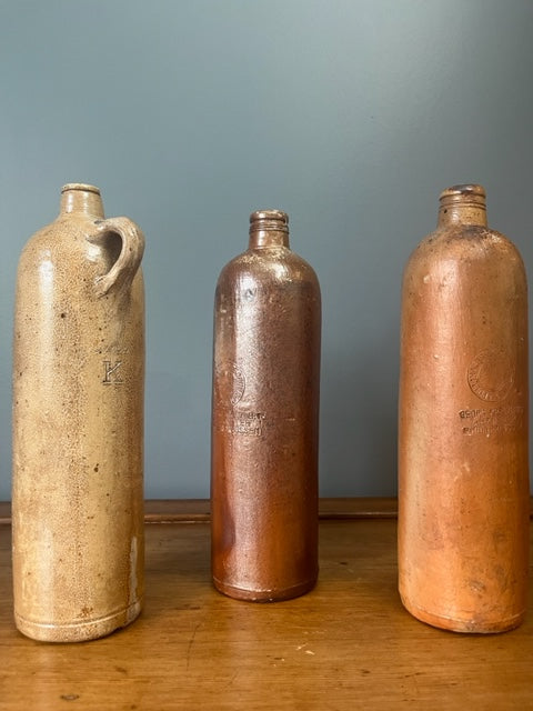 Stoneware Bottle.