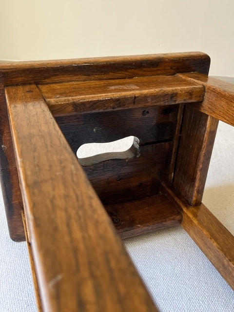 Oak School Lab Stool.