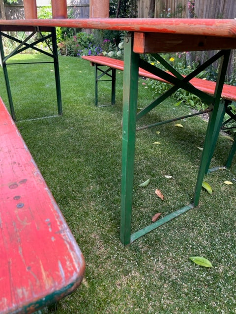 Festival Table and Benches.