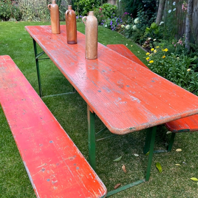 Festival Table and Benches.