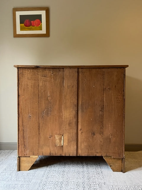 Country Pine Chest Of Drawers.