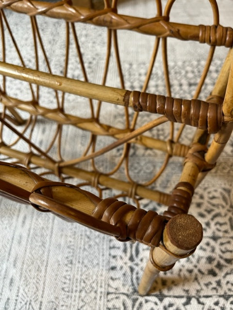 Bamboo Magazine Rack.