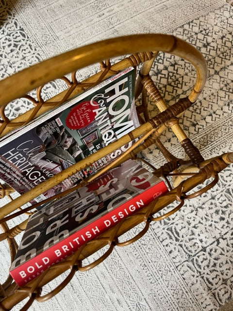 Bamboo Magazine Rack.