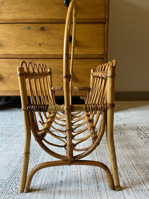 Bamboo Magazine Rack.
