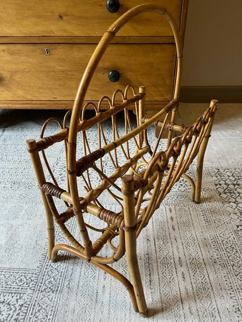 Bamboo Magazine Rack.