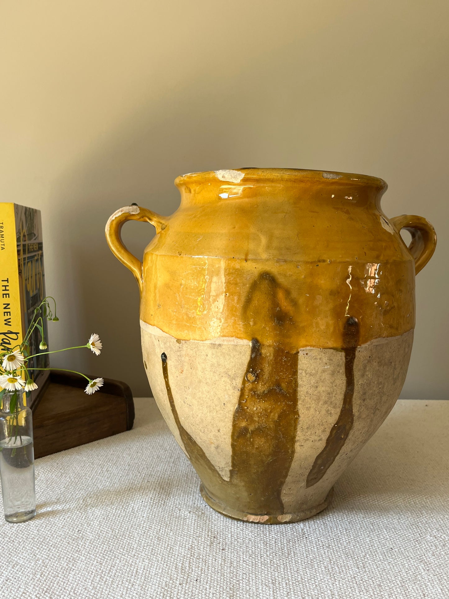 Large French Confit Pot.