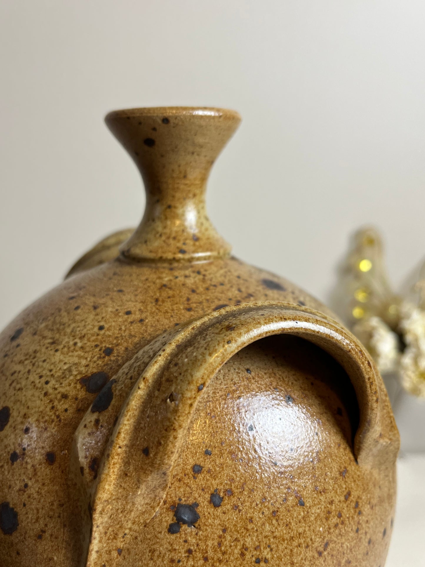French Walnut Oil Pot.