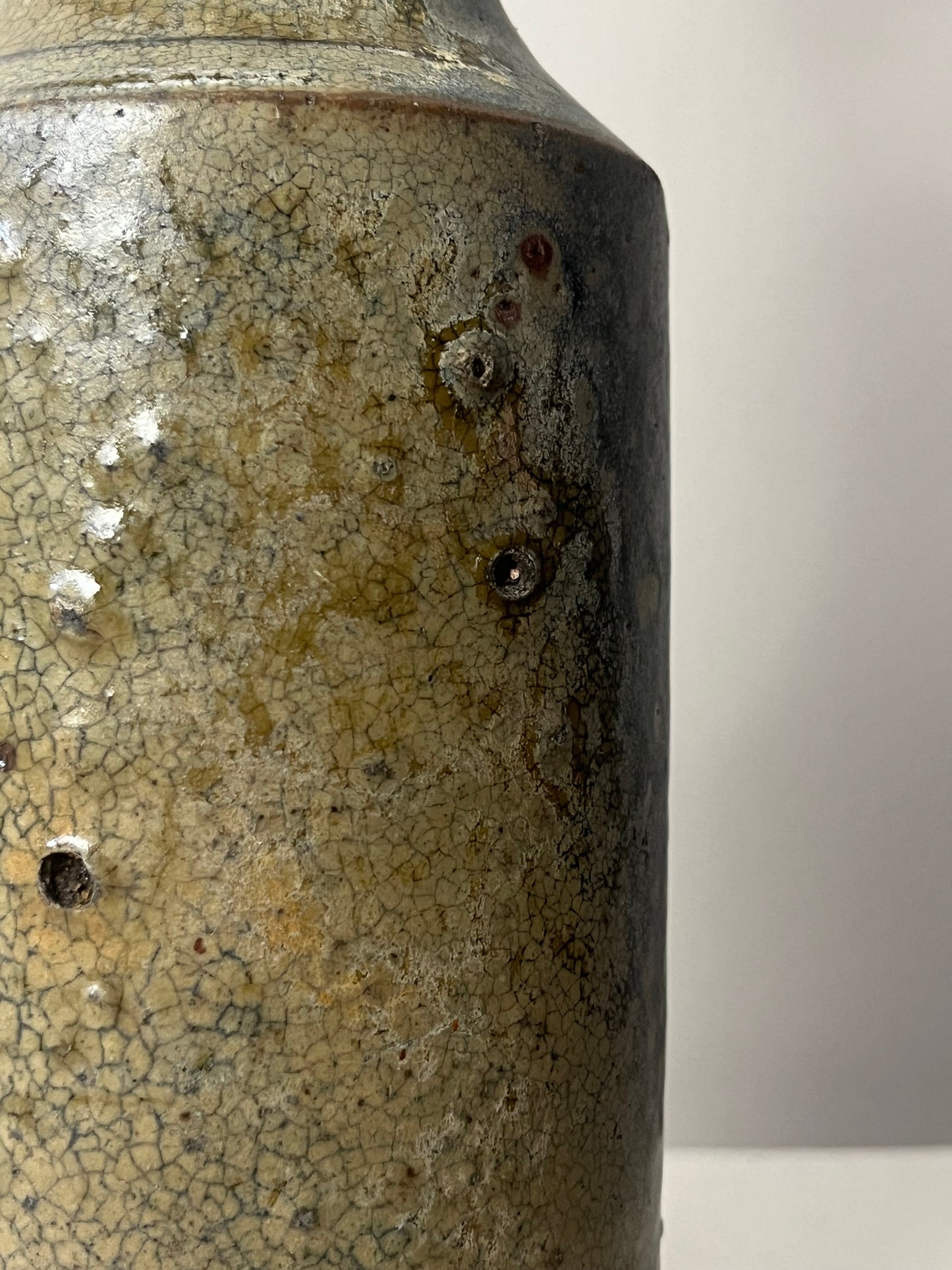 Rustic Stoneware Bottle.