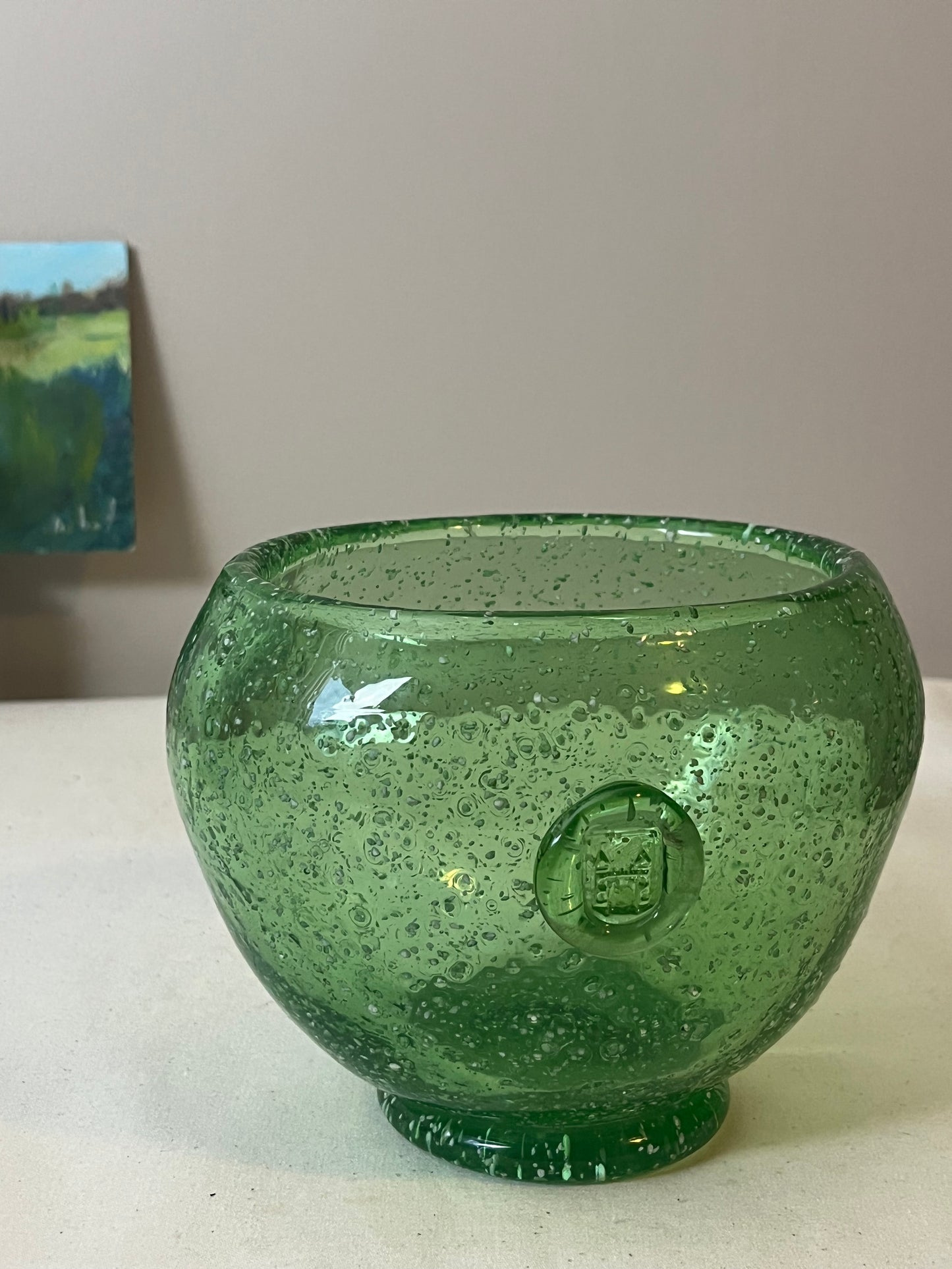 Emerald Green Bowl.