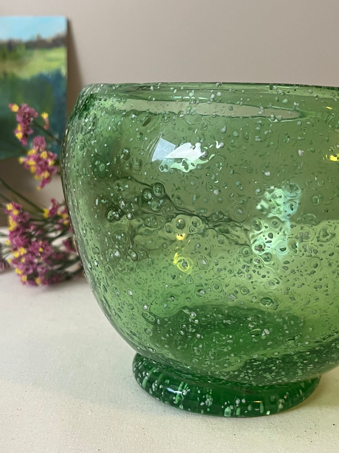 Emerald Green Bowl.