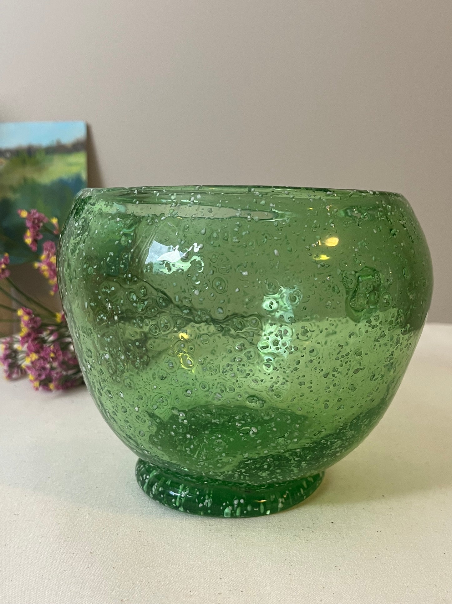 Emerald Green Bowl.