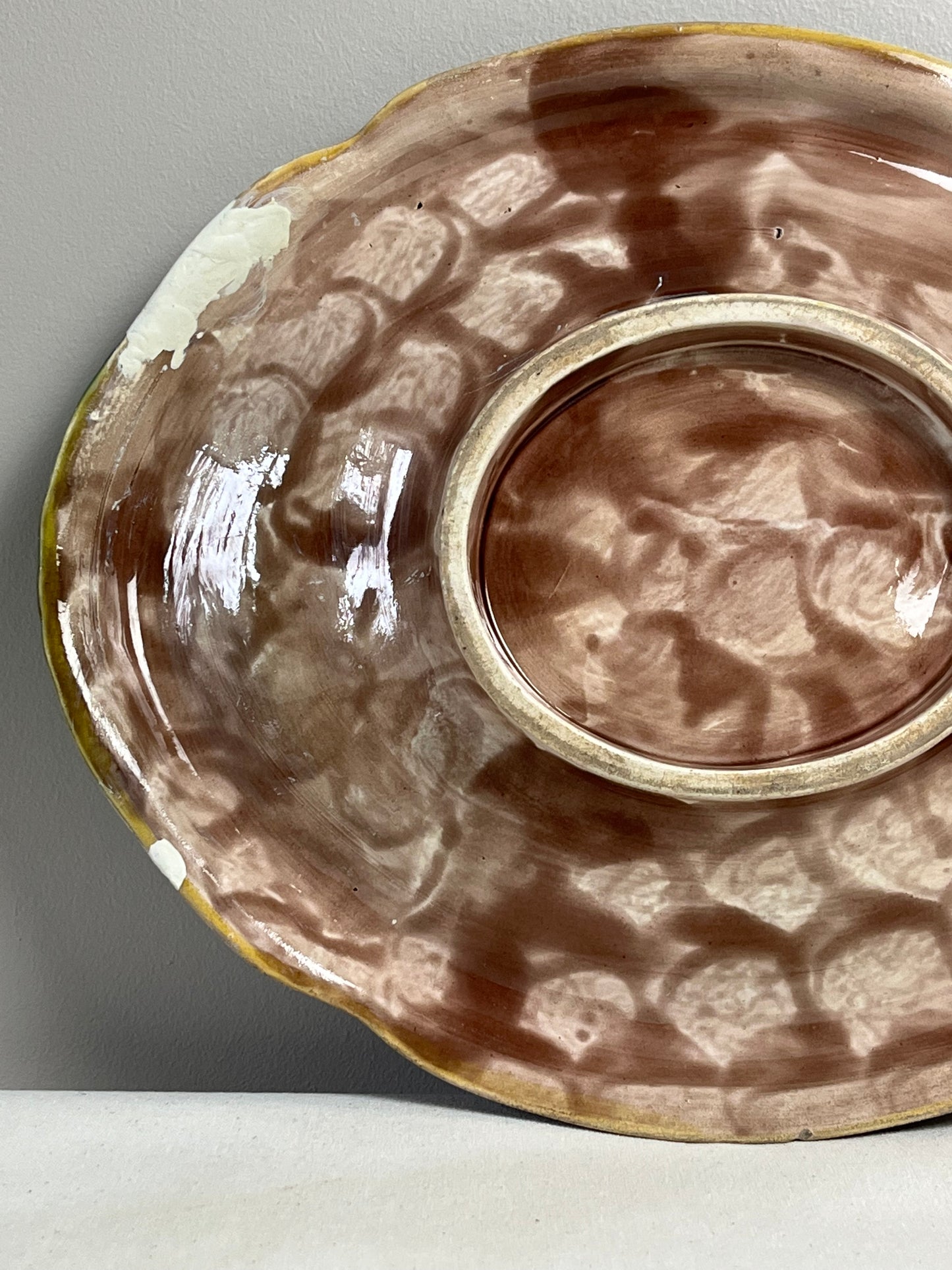 Majolica Bread Plate.